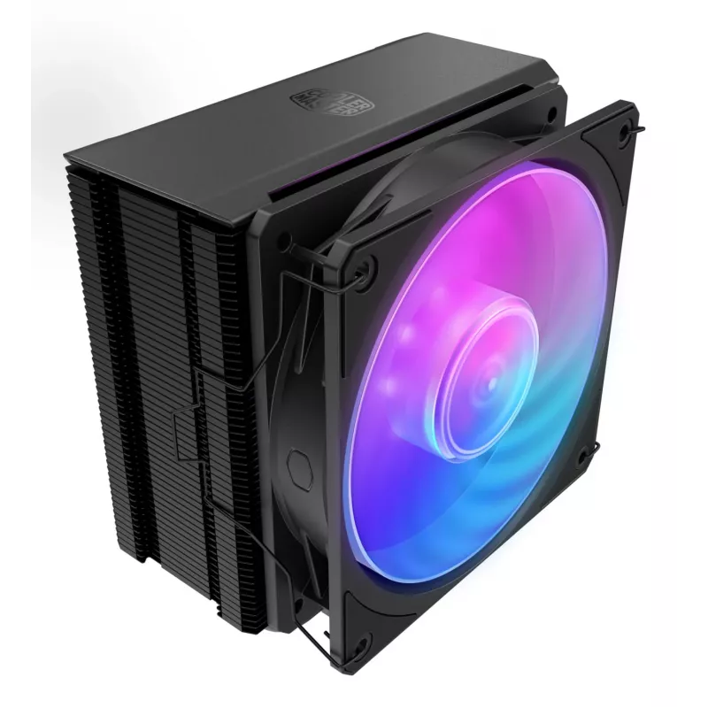 Air cooler Cooler Master Hyper 212 3DHP Black ARGB — 120 mm fan, LGA1700/AM5/AM4 compatible