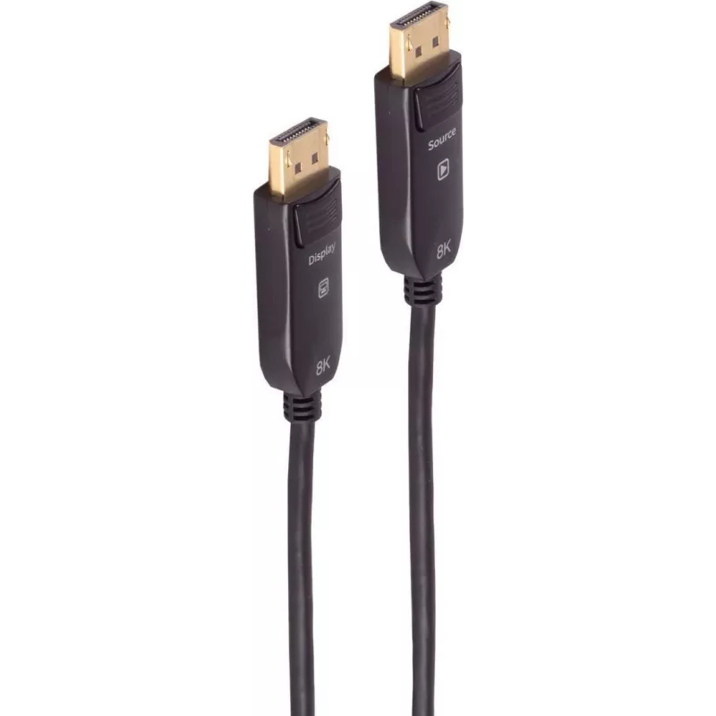 DisplayPort cable ShiverPeaks BS30-16485 40 m Black