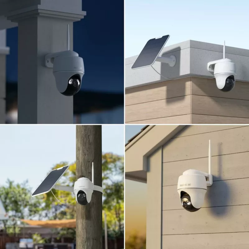 Reolink Argus Series B440 - 4K Outdoor Battery Camera, Pan & Tilt, Person/Vehicle/Animal Detection, Color Night Vision