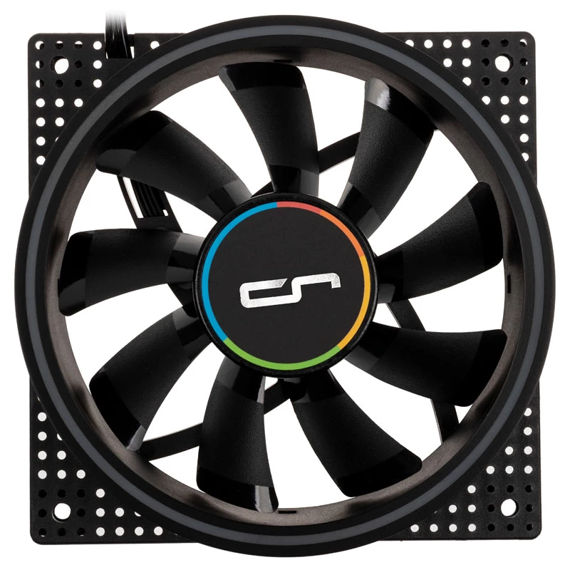 Fan Cryorig Crona S 120 mm Black — 3-pack, 400–1700 RPM, 60.6 cfm, 2.65 mmH₂O