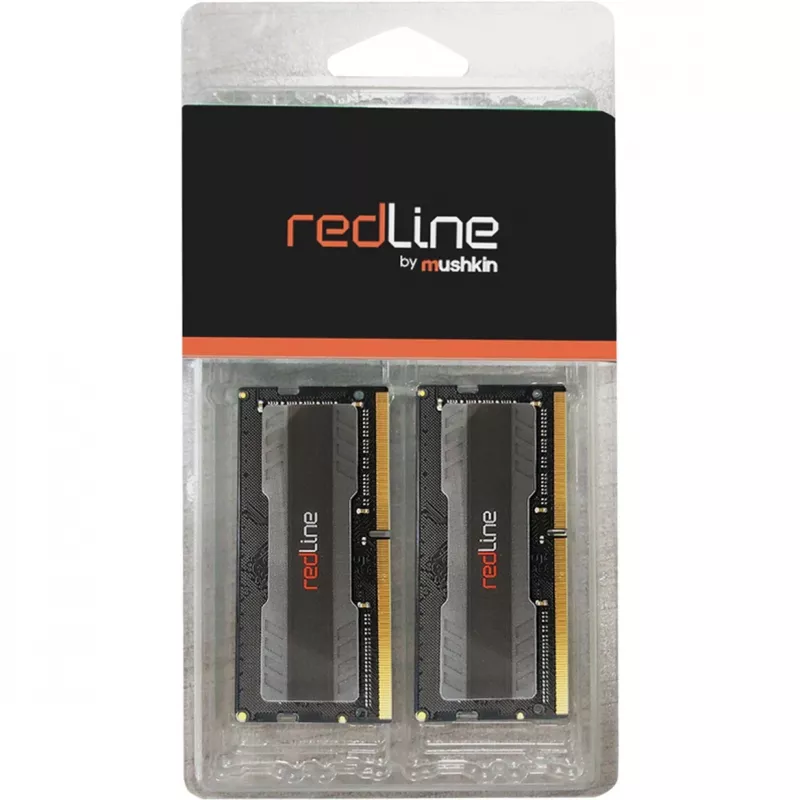 SO-DIMM 16 GB DDR4-3200 (2x 8 GB) Dual-Kit, Memory black, MRA4S320NNNF8GX2, Redline, INTEL XMP