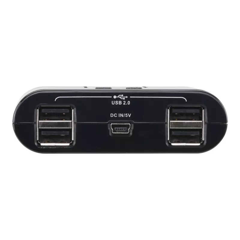 USB 2.0 2-Port Peripheral Sharing Device ATEN US224AT — USB Type-A, 1.8 m cable, black