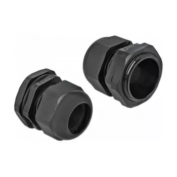 Cable Gland DeLOCK 60226 Black Plastic 10 pc(s)
