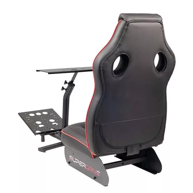 Racing cockpit Subsonic SA5681 Black Red Faux leather Mesh Metal