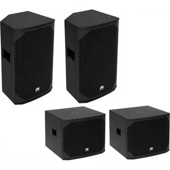 PA set Omnitronic AZX passiv XL 20000531 2000W passive PA speaker set 2000 W