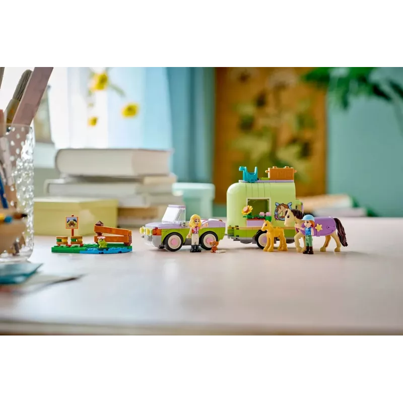 LEGO FRIENDS 42695 Horse and Baby Foal Trailer