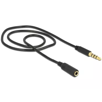 Audio Cable DeLOCK 84716 0.5m 3.5mm Black