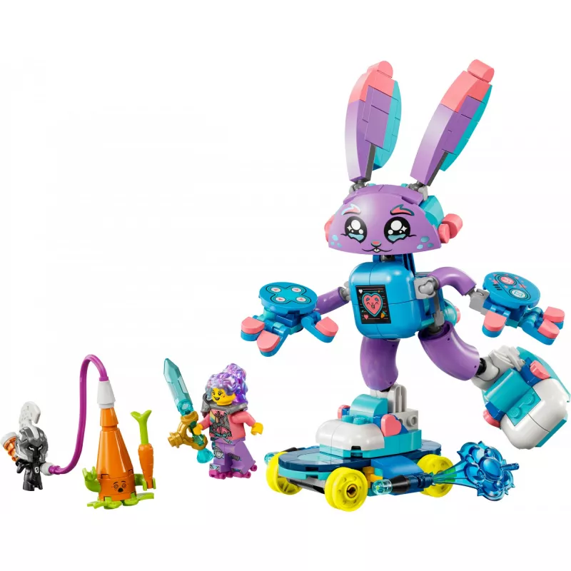 LEGO building set LEGO 71490 Dreamzz Izzie and Bunchurro Gaming Bunny – character playset
