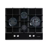 CATA | Hob | LCI 6031 B | Gas on glass | Number of burners/cooking zones 4 | Rotary knobs | Black