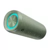 Wireless speaker QCY SP7 green Bluetooth 5.0 portable, rechargeable battery, compact design