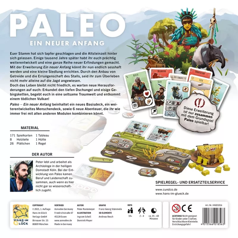 Paleo - A New Beginning, Board Game Expansion