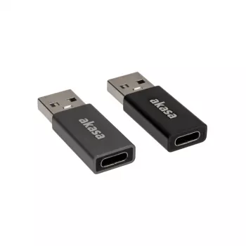 Cable gender changer USB Type-A USB Type-C Akasa AK-CBUB61-KT02