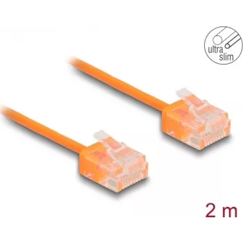 Network Cable DeLOCK RJ45 Cat.6 UTP 2m Orange