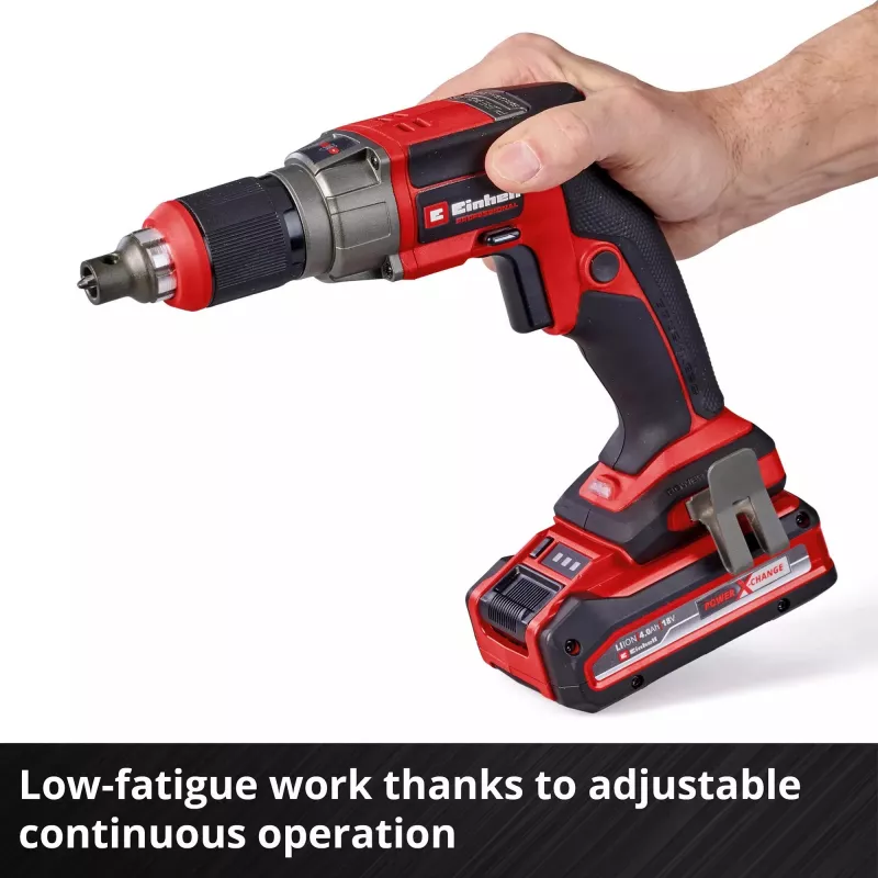 Drywall screwdriver EINHELL TP-DY 18 Li BL Solo 18 V, brushless, battery not included (model 4261010)