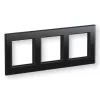 eQ-3 Homematic IP 162150A1 Glass Frame, 3-Gang, Black