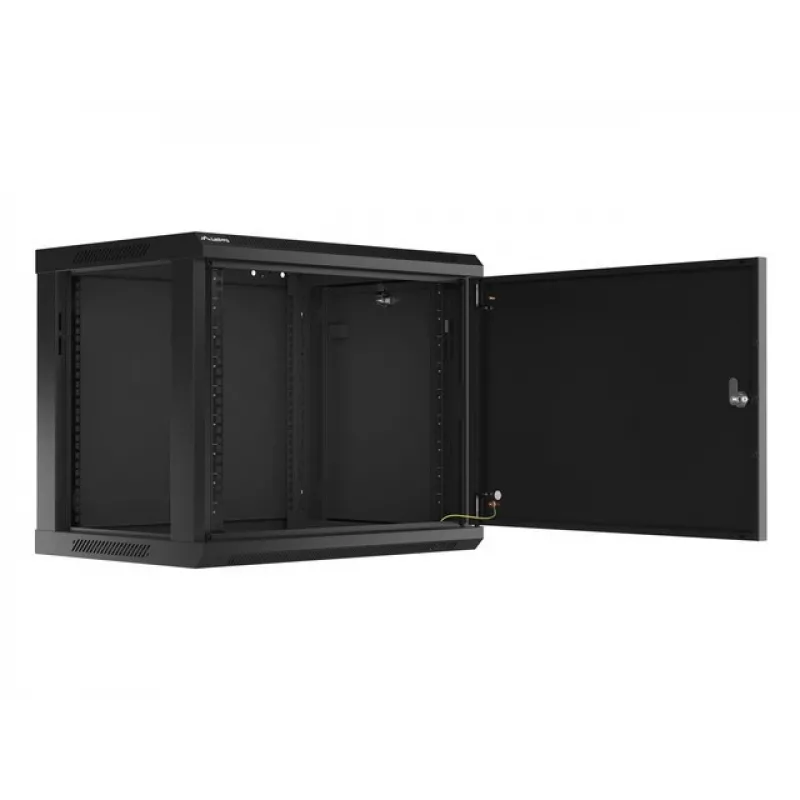 Wall mounted rack Lanberg WF01-6409-00B 9U Black