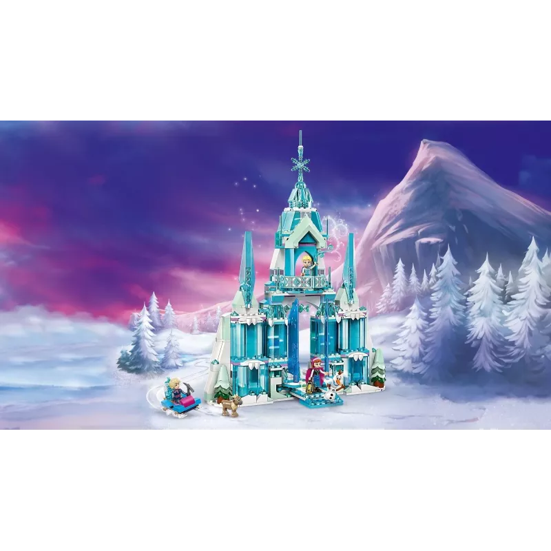 Construction toy LEGO Disney Princess Elsa's Winter Palace 43244 — building set for imaginative play