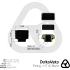 Thermal Grizzly DeltaMate Fitting HT16 connection, black — CPU cooler mounting accessory