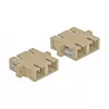 Fibre optic adapter DELOCK SC female–female beige, pack of 4 (model 85996)