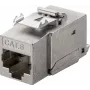 Wentronic Goobay CAT 6 KeyStone RJ45 Jack, STP Shielded, 250 MHz - Connection: LSA, zinc die-cast enclosure (90863)
