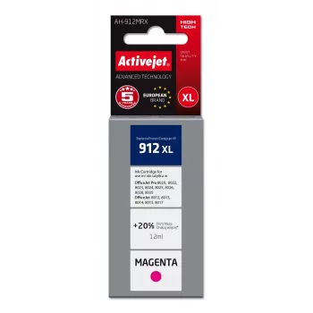 Ink Cartridge ActiveJet AH-912MRX Compatible for HP, Magenta (High XL, 12 ml, 990 pages)