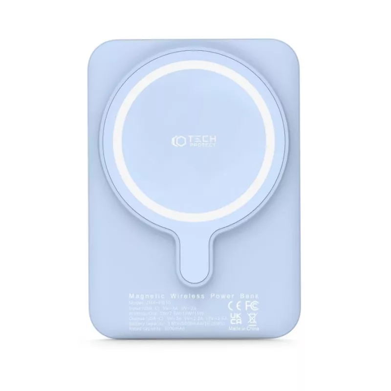Portable Power Bank TECH-PROTECT PB10 LIFEMAG 5000mAh Blue