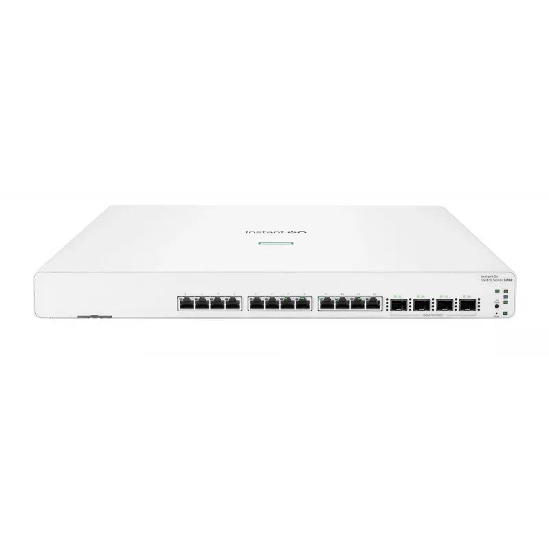 HPE Aruba Networking Networking Instant On Switch 12p 10GBT 4p SFP+ 1960