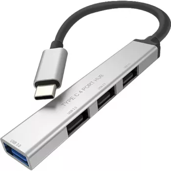ROLINE USB3.2 Gen1 Hub 4x USB-A 1x 3.0+3x 2.0 Type C Cable (14.02.5053)