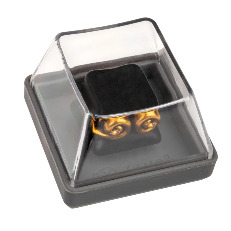Aluminium Keycap ZOMOPLUS WUKONG — black/gold, single mechanical keycap
