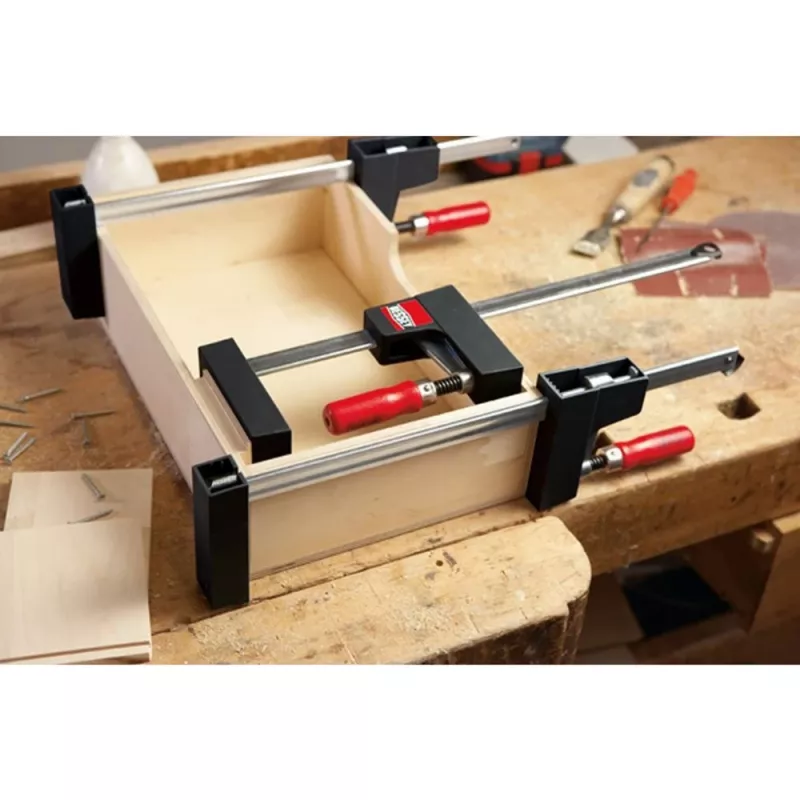 Bar clamp Bessey UniKlamp UK100, 1000 mm length, 80 mm throat depth, black/red