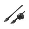 Belkin BOOSTCHARGE PRO Flex USB Cable 1 m USB 2.0 USB C Black (CAB011BT1MBK)