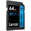 SDXC flash memory Lexar 64 GB UHS-I 800xPRO — Class 10, U3, V30, 150 MB/s