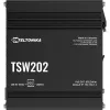 Teltonika TSW202 Managed L2 Gigabit Ethernet (10/100/1000) Power over Ethernet (PoE) Aluminium, Blue