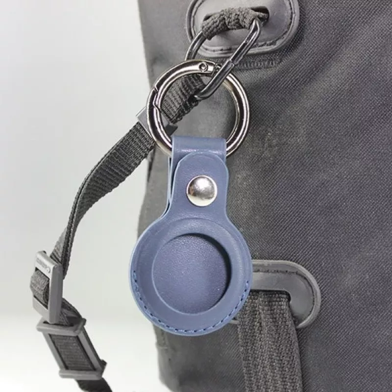 4smarts Set - Case for Airtag - Metal, polyurethane-Faux Leather