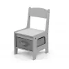 Children's furniture set Milly Mally Sven Grey 5489 — compact set in grey