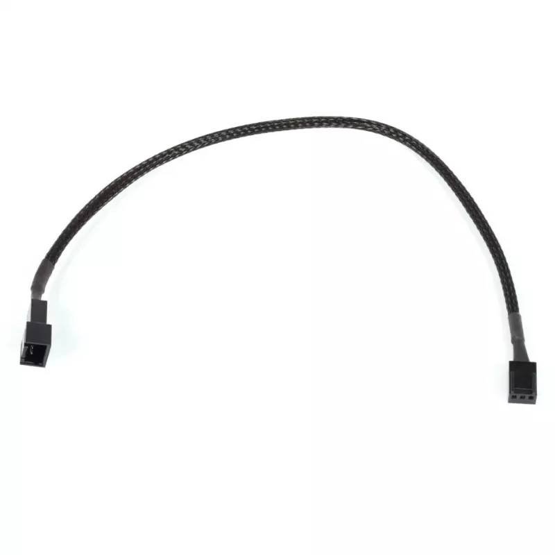 3‑Pin Fan Extension Cable Alphacool 18686 — 30 cm, Female to Male