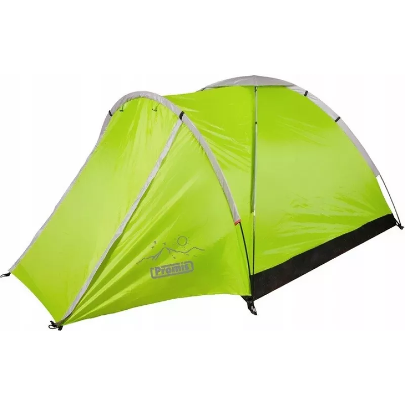 Tent PROMIS NT80 — 3-person camping tent with vestibule and mosquito net, floor area 2x2 m