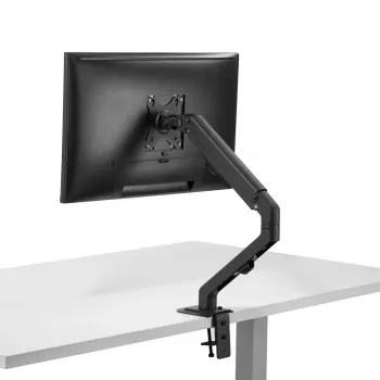 Monitor mount MACLEAN MC-906 for 17 inch–27 inch displays, VESA 75x75–100x100, adjustable height, tilt and rotation, supports up to 7 kg
