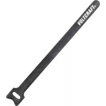 VOLTCRAFT Hook-and-Loop Cable Tie 420mm (L x B) 420 mm x 12 mm Dark Grey 5 pc(s) (VC-10547730)