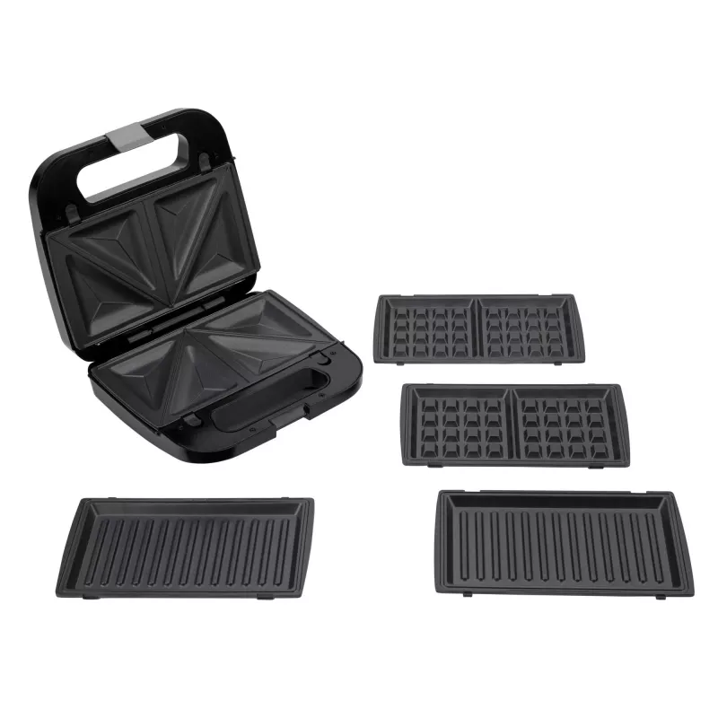 Sandwich maker Jata JESW2010 — 750 W, black, 230 V, non‑PFOA non‑stick plates