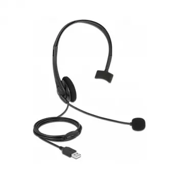 Headset DeLOCK USB Mono Headset with Volume Control