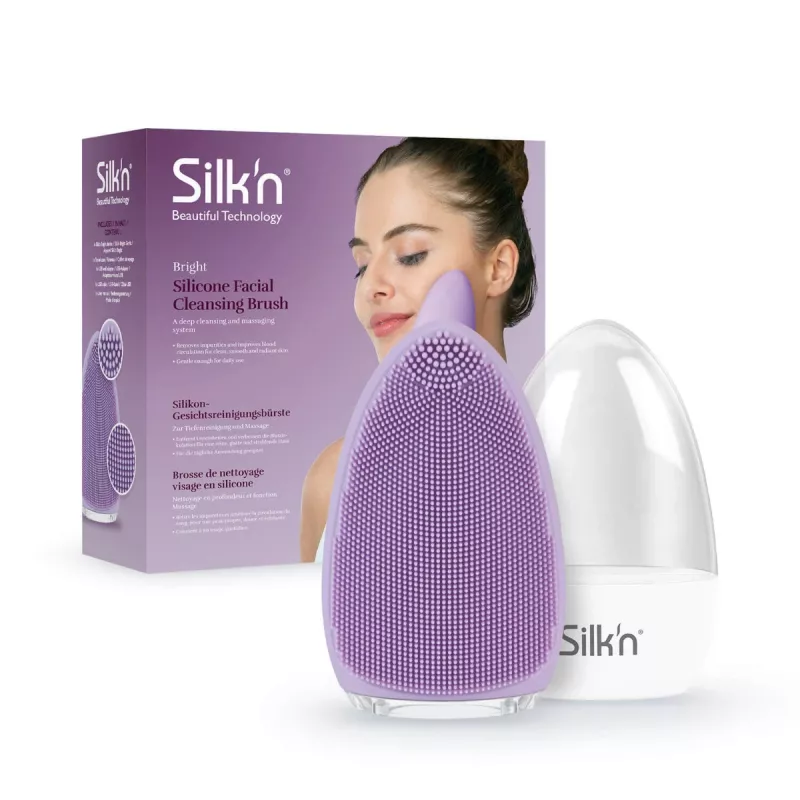 Vibrating brush Silk'n Bright Purple AC/Battery for all skin types