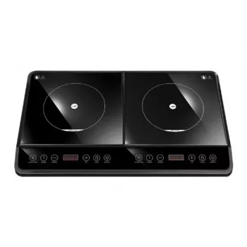 Induction hob LIN LI-35P2N, built-in 2-zone, 2000W + 1500W, touch control, ceramic glass