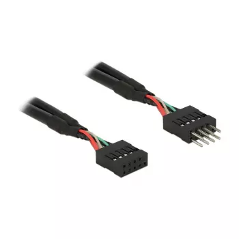 Cable DeLOCK 0.1m 2xUSB2.0 10p