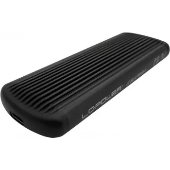 LC Power LC-M2-C-NVME-2 - Storage Enclosure - M.2 - M.2 NVMe Card - USB 3,2 (Gen 2x1) - Black (LC-M2-C-NVME-2)