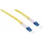 Logilink - Patch-Cable - LC Single-Modus (M) to LC Single-Modus (M) - 2 m - Fibre Optic - Duplex - 9/125 micrometre - OS2 - Halogen-Free - Yellow (FP0LC02)