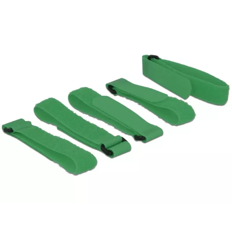 Hook/Loop Fastener DeLOCK 18706 Green 5 pcs