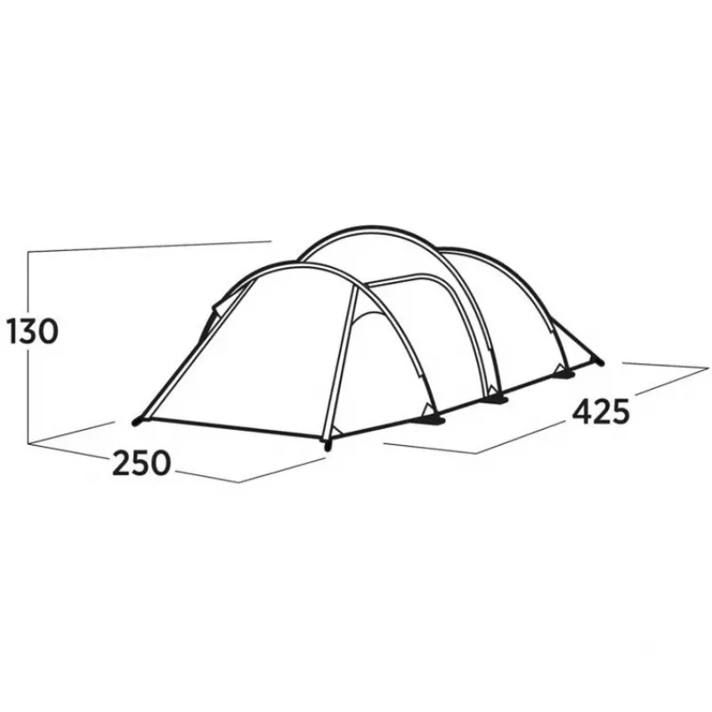 Easy Camp Hemsedal 4 Green Tunnel tent