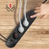 Power strip MACLEAN MCE394 B — 3 sockets + 3×USB A, 110–240V, 2.1A USB, 2500W, 1.5 m cable, black