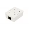 Extralink Surface Socket, 1x RJ45 CAT5E UTP